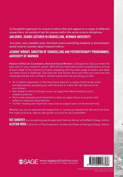 Produktbild: Research Ethics for Counsellors, Nurses & Social Workers