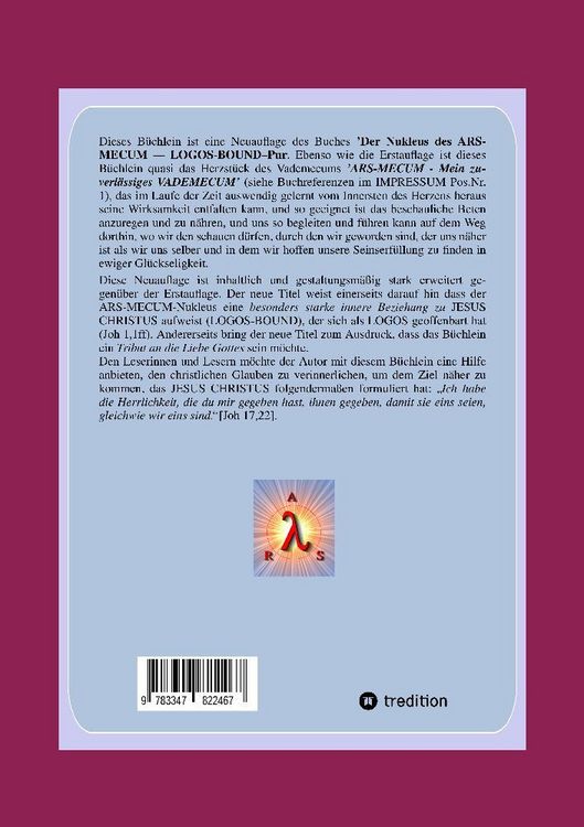 Produktbild: Der Ars-Mecum-Nukleus -- Logos-Bound