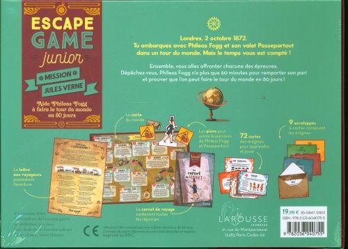 Produktbild: Mission Jules Verne : escape game junior