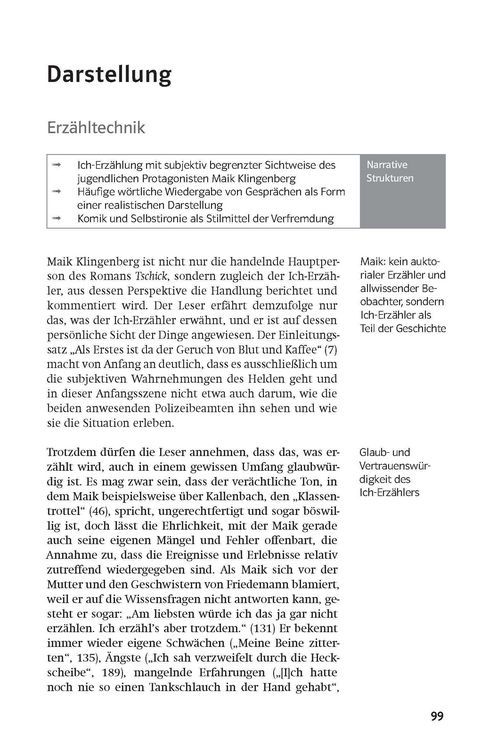 Produktbild: Klett Lekt&uuml;rehilfen Wolfgang Herrndorf, Tschick