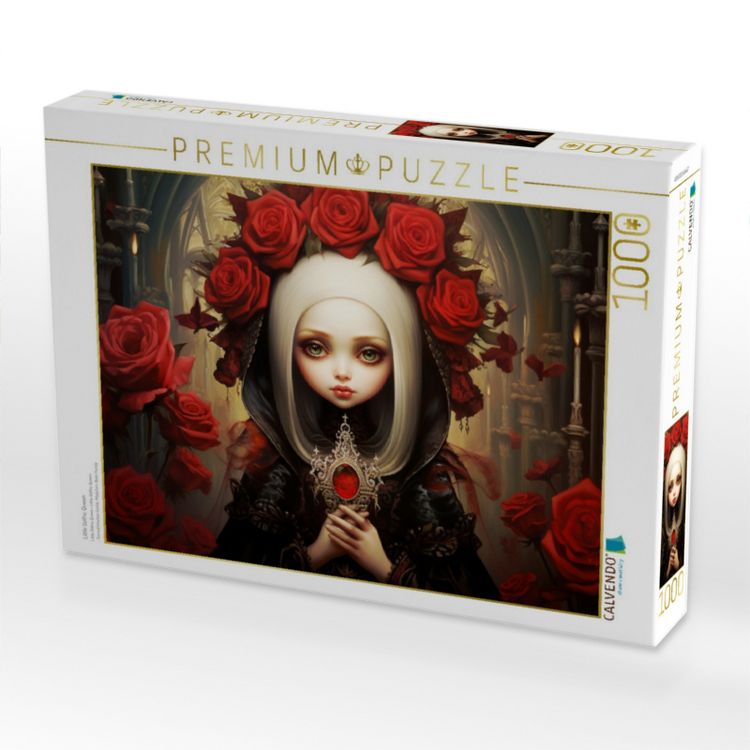 Produktbild: CALVENDO Puzzle Little Gothic Queen | 1000 Teile Lege-Gr&ouml;&szlig;e 64x48cm Foto-Puzzle f&uuml;r gl&uuml;ckliche Stunden