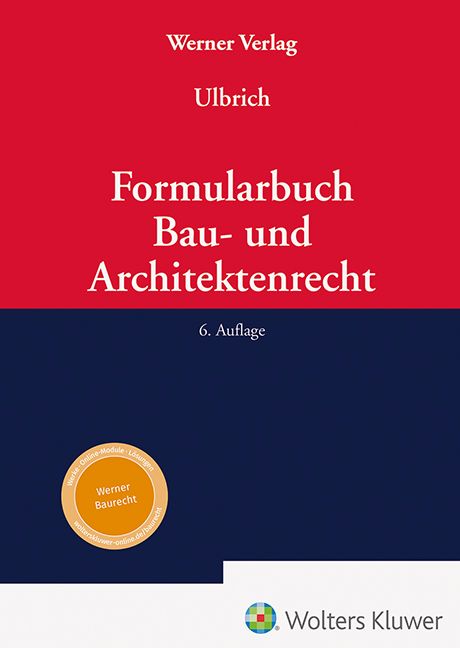 Produktbild: Formularbuch Bau- und Architektenrecht