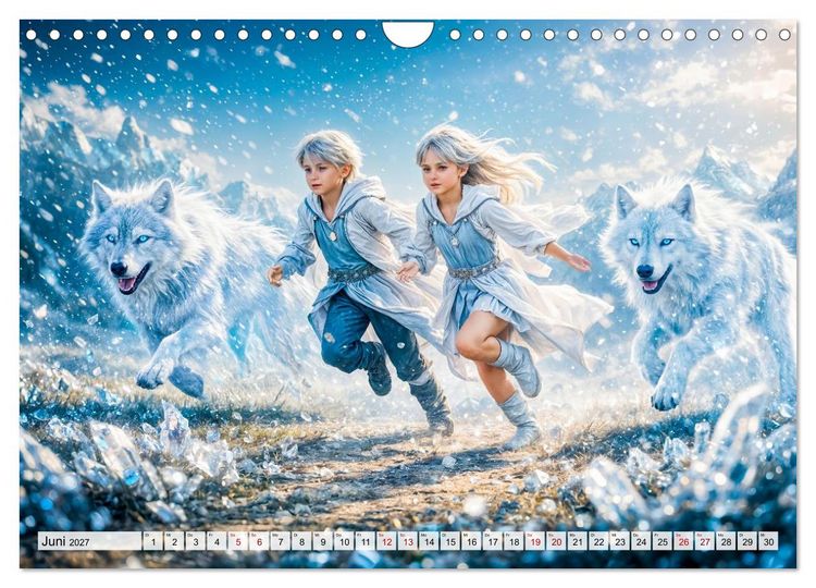 Produktbild: Sternzeichen - Die M&auml;chte des Tierkreises (Wandkalender 2027 DIN A4 quer), CALVENDO Monatskalender