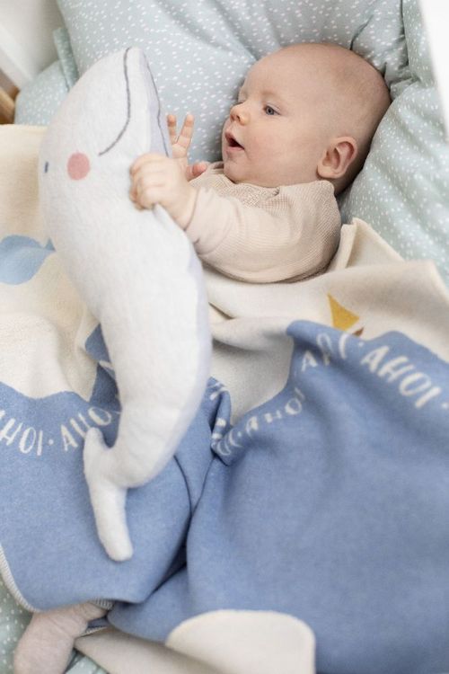 Produktbild: Fussenegger Baby-und Kinderdecke Juwel, Wal
