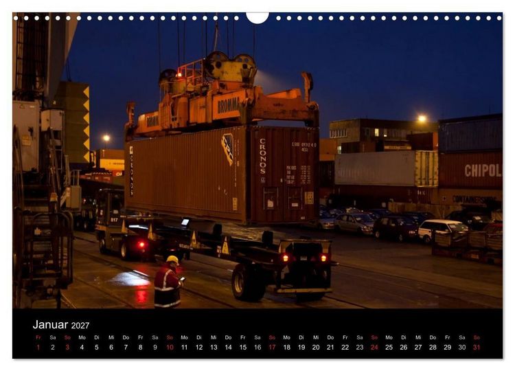 Produktbild: Eine Frachtschiffreise (Wandkalender 2027 DIN A3 quer), CALVENDO Monatskalender