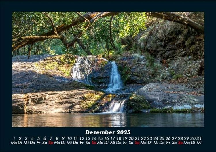 Produktbild: Wasserf&auml;lle 2025 Fotokalender DIN A5