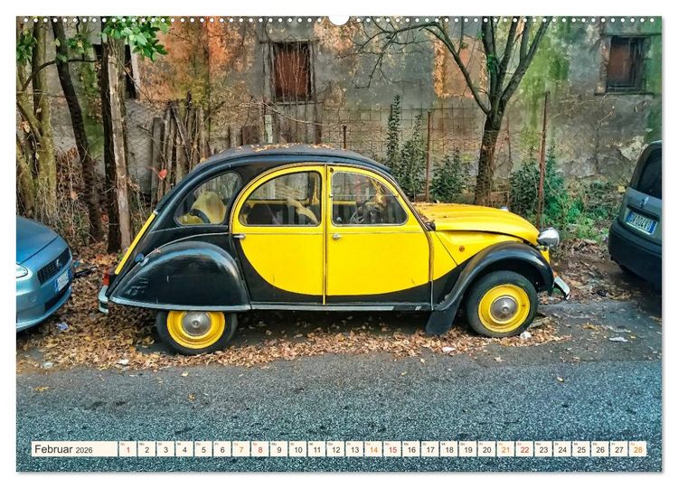 Produktbild: Citro&euml;n 2CV - geliebte Ente (Wandkalender 2026 DIN A2 quer), CALVENDO Monatskalender