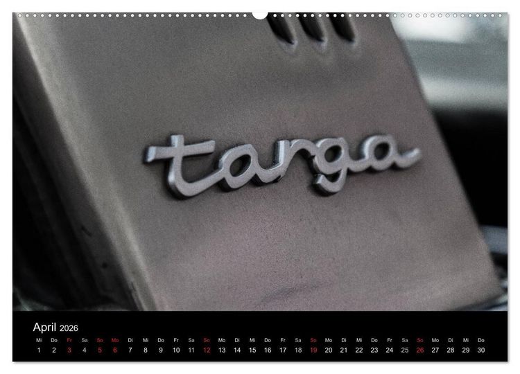 Produktbild: Heiligs Blechle - Porsche-Ikonen im Detail (Wandkalender 2026 DIN A2 quer), CALVENDO Monatskalender