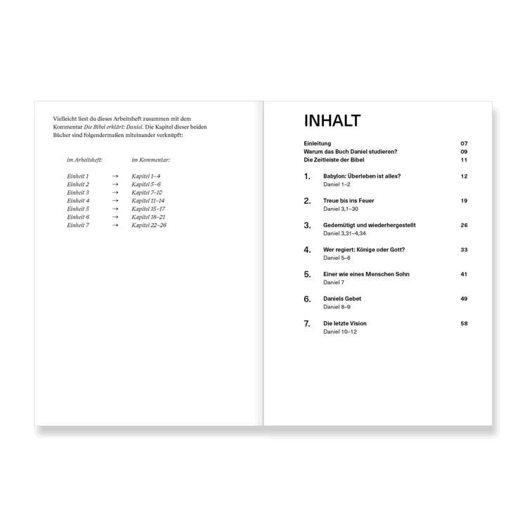 Produktbild: Daniel | Arbeitsheft (Die Bibel erkl&auml;rt)
