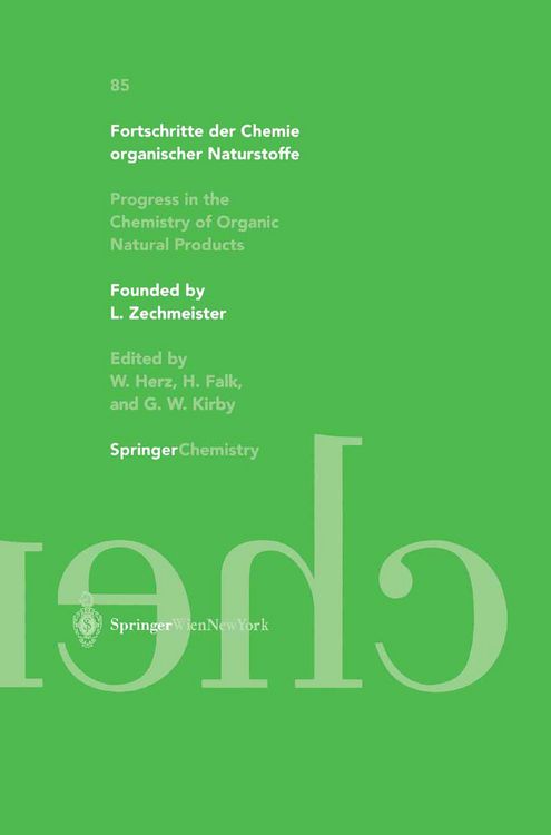 Produktbild: Fortschritte der Chemie organischer Naturstoffe / Progress in the Chemistry of Organic Natural Products 85