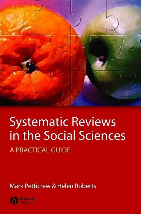 Produktbild: Systematic Reviews in the Social Sciences