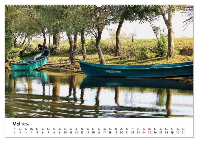 Produktbild: Eine Reise ins magische Donaudelta (Wandkalender 2026 DIN A2 quer), CALVENDO Monatskalender
