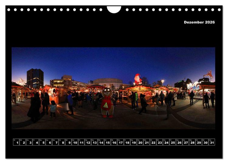 Produktbild: Vancouver / Kanada in faszinierender 360&deg; Panorama-Photographie (Wandkalender 2026 DIN A4 quer), CALVENDO Monatskalender