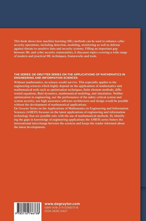 Produktbild: Machine Learning for Cyber Security
