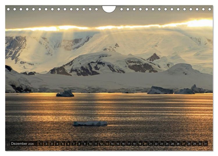 Produktbild: Antarktis - viaje.ch (Wandkalender 2026 DIN A4 quer), CALVENDO Monatskalender