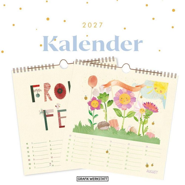 Produktbild: Wandkalender quadratisch 2027 Lieblingstage