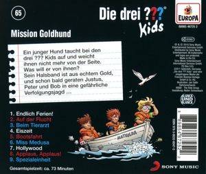 Produktbild: Die drei ??? Kids 65: Mission Goldhund