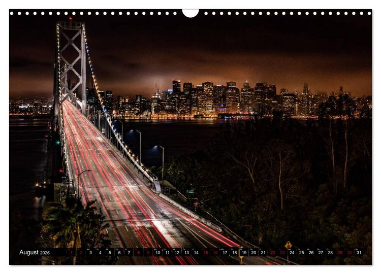 Produktbild: San Francisco Moments (Wandkalender 2026 DIN A3 quer), CALVENDO Monatskalender