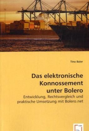 Produktbild: Baier, T: Das elektronische Konnossement unter Bolero