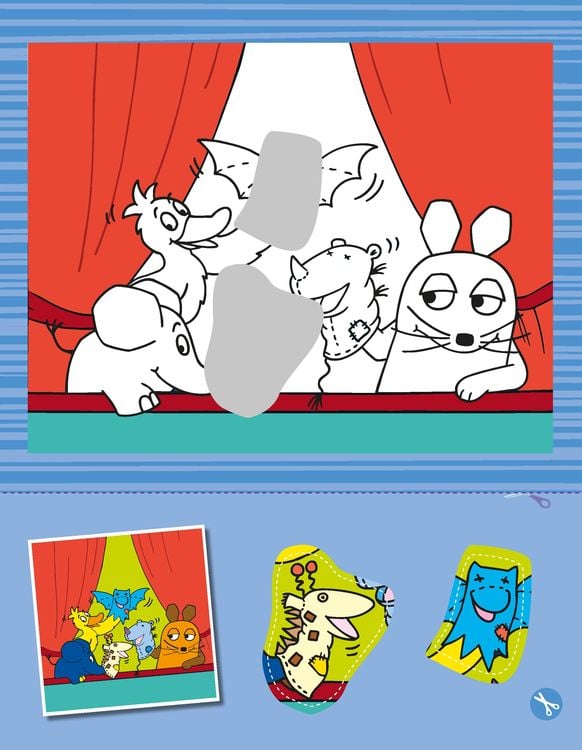 Produktbild: Die Maus: Mein Bastel-Mal-Spaß. Bastelbuch für Kinder ab 3 Jahren