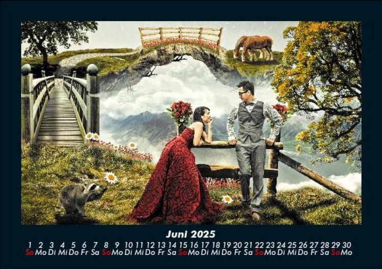 Produktbild: Kunstkalender 2025 Fotokalender DIN A5