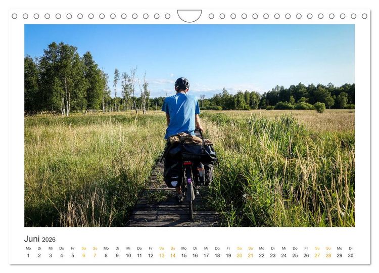 Produktbild: Radreisegl&uuml;ck Ostsee (Wandkalender 2026 DIN A4 quer), CALVENDO Monatskalender