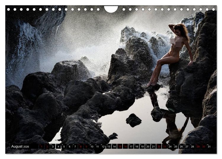 Produktbild: Lanzarote - Aktaufnahmen auf der Vulkaninsel (Wandkalender 2026 DIN A4 quer), CALVENDO Monatskalender