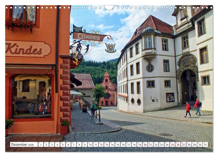 Produktbild: F&uuml;ssen im Allg&auml;u &ndash; Hier genie&szlig;t die Seele eine romantische Zeit (Wandkalender 2026 DIN A3 quer), CALVENDO Monatskalender