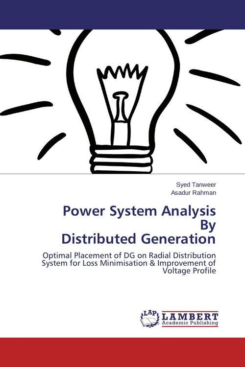 Produktbild: Power System Analysis By Distributed Generation