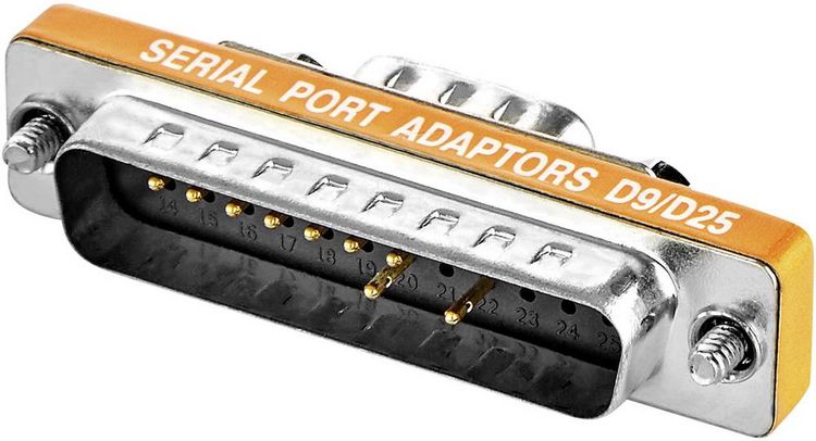 Produktbild: Renkforce Seriell Adapter [1x D-SUB-Stecker 9pol. - 1x D-SUB-Stecker 25pol.]