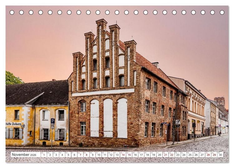 Produktbild: Hansestadt Anklam. Das Tor zur Insel Usedom (Tischkalender 2026 DIN A5 quer), CALVENDO Monatskalender
