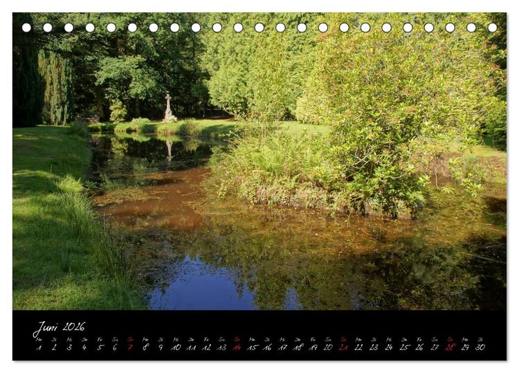 Produktbild: Broc&eacute;liande / Zauberwald der Bretagne (Tischkalender 2026 DIN A5 quer), CALVENDO Monatskalender