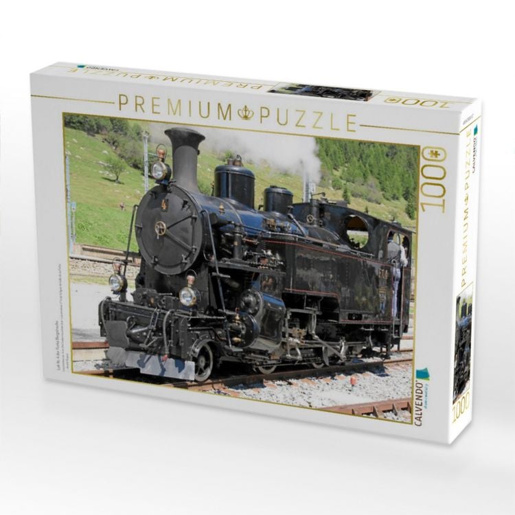 Produktbild: CALVENDO Puzzle Lok Nr. 4 der Furka Bergstrecke | 1000 Teile Lege-Gr&ouml;&szlig;e 64x48cm Foto-Puzzle f&uuml;r gl&uuml;ckliche Stunden