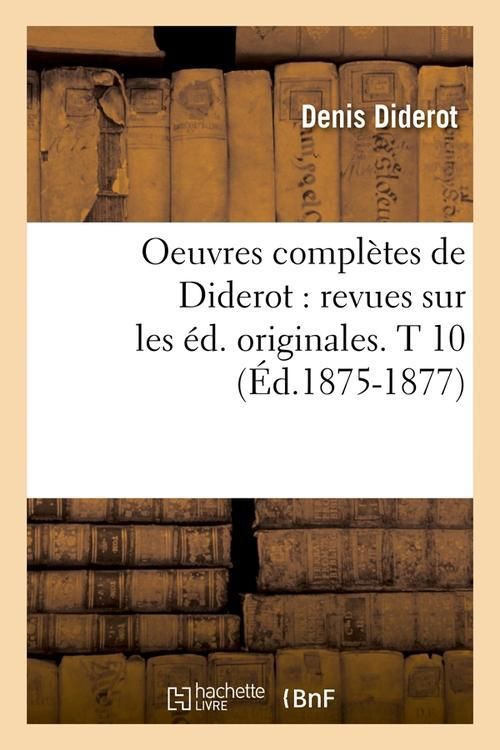 Produktbild: Oeuvres compl&egrave;tes de Diderot