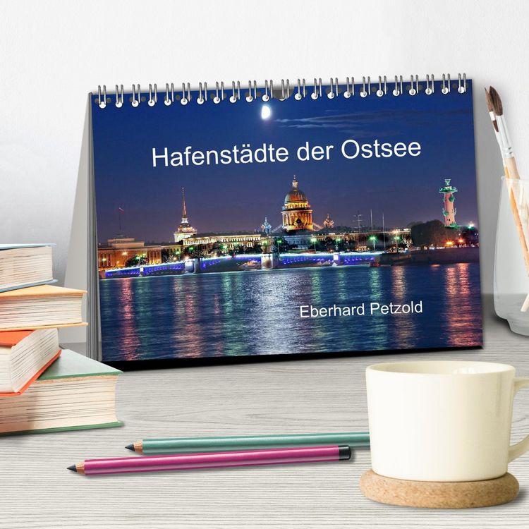 Produktbild: Hafenst&auml;dte der Ostsee (Tischkalender 2026 DIN A5 quer), CALVENDO Monatskalender