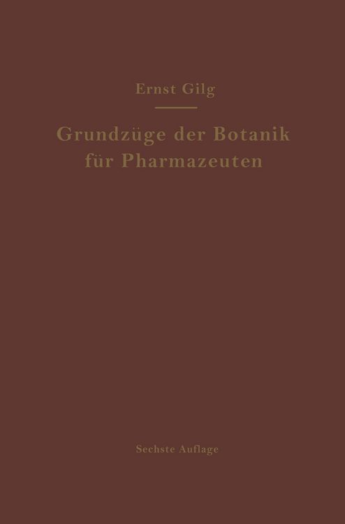 Produktbild: Grundz&uuml;ge der Botanik f&uuml;r Pharmazeuten