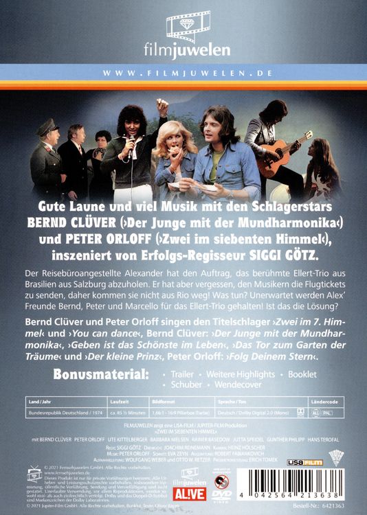 Produktbild: Zwei im siebenten Himmel (Zwei im 7. Himmel) (Filmjuwelen)