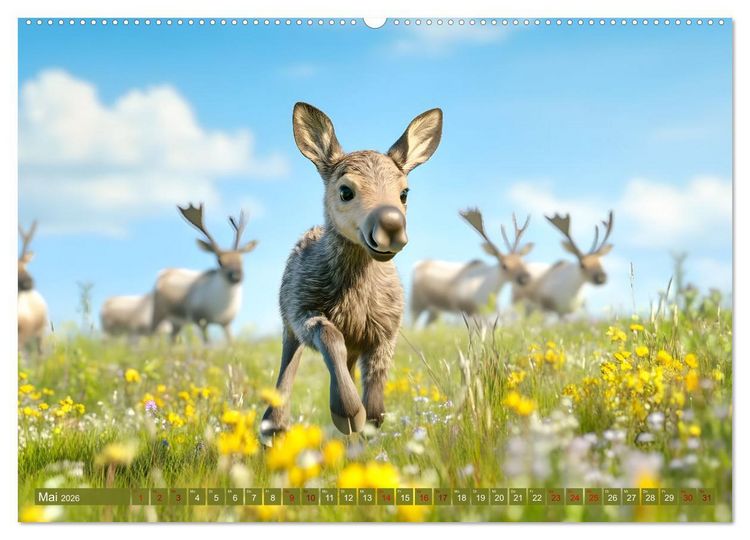 Produktbild: Emil und die Wunder der Natur (Wandkalender 2026 DIN A2 quer), CALVENDO Monatskalender