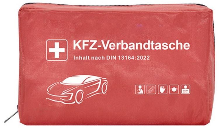 Produktbild: besTreat first aid kit Verbandtasche Bus, Wohnmobile, Pkw, SUV (L x B x H) 130 x 220 x 60 mm EN 14683 DIN 13164 1 St.