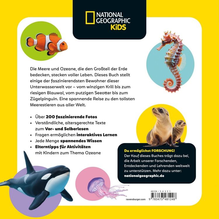 Produktbild: National Geographic Kids - Die tollsten Meerestiere