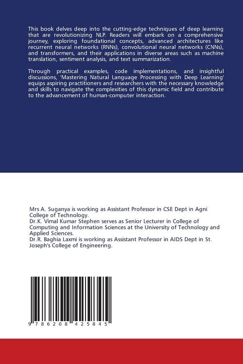Produktbild: Mastering Natural Processing with Deep Learning