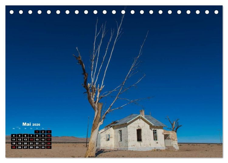 Produktbild: Blickpunkte in Namibia (Tischkalender 2026 DIN A5 quer), CALVENDO Monatskalender