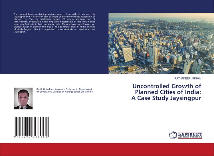Produktbild: Uncontrolled Growth of Planned Cities of India: A Case Study Jaysingpur