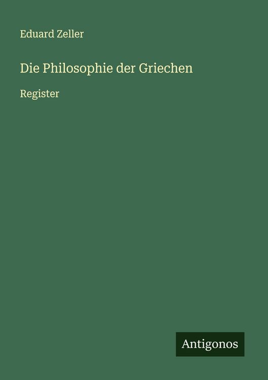 Produktbild: Die Philosophie der Griechen