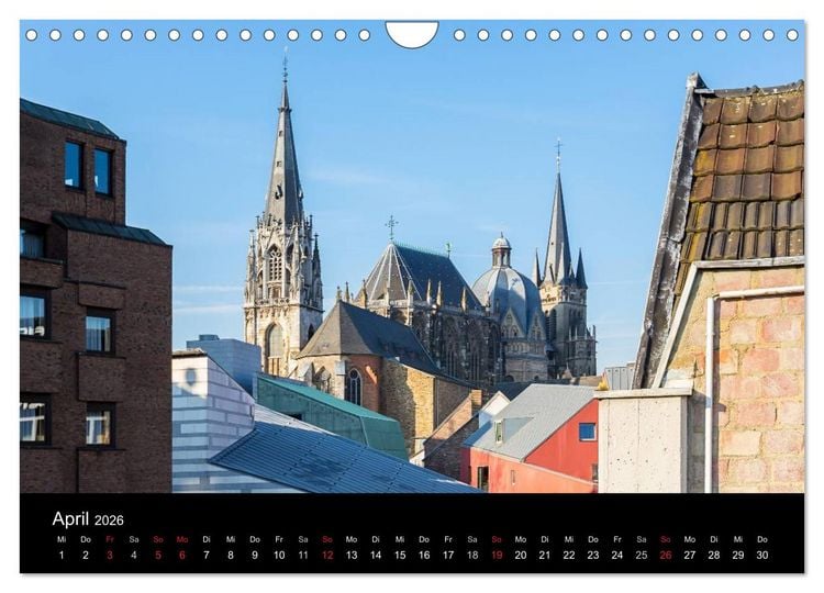 Produktbild: Aachen - ming He&auml;metstadt (Wandkalender 2026 DIN A4 quer), CALVENDO Monatskalender