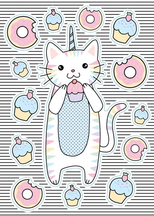 Produktbild: A Little Book of Big Magical Stickers