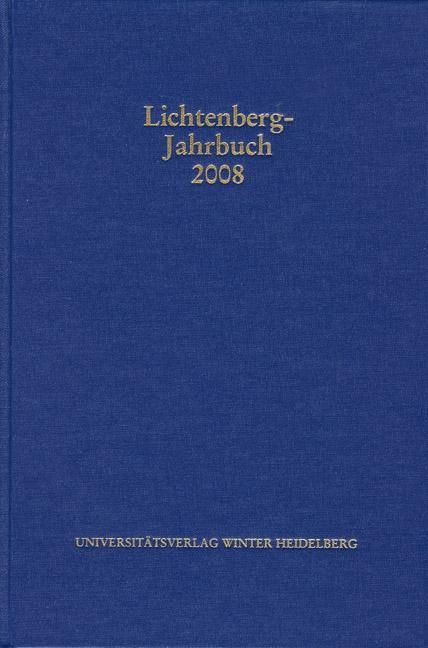 Produktbild: Lichtenberg-Jahrbuch 2008