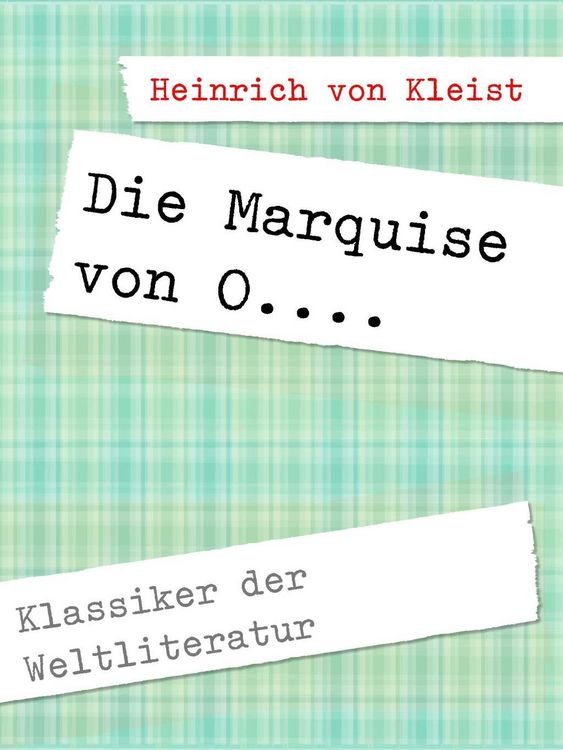 Produktbild: Die Marquise von O....