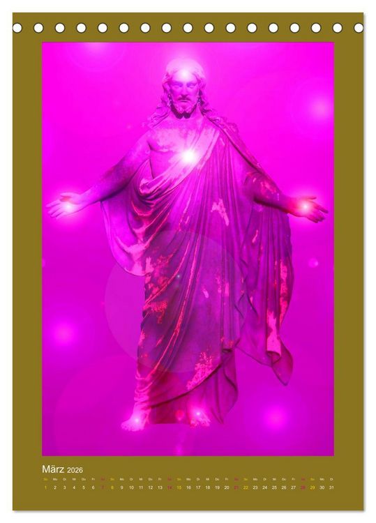 Produktbild: CHRIST SEIN * 2026 (Tischkalender 2026 DIN A5 hoch), CALVENDO Monatskalender