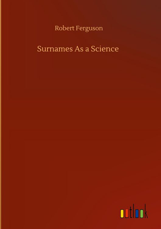 Produktbild: Surnames As a Science